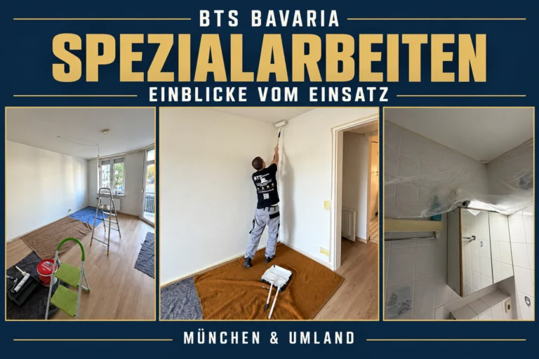 Spezialarbeiten: Teppich, Fliesen und Einblicke vom Einsatz