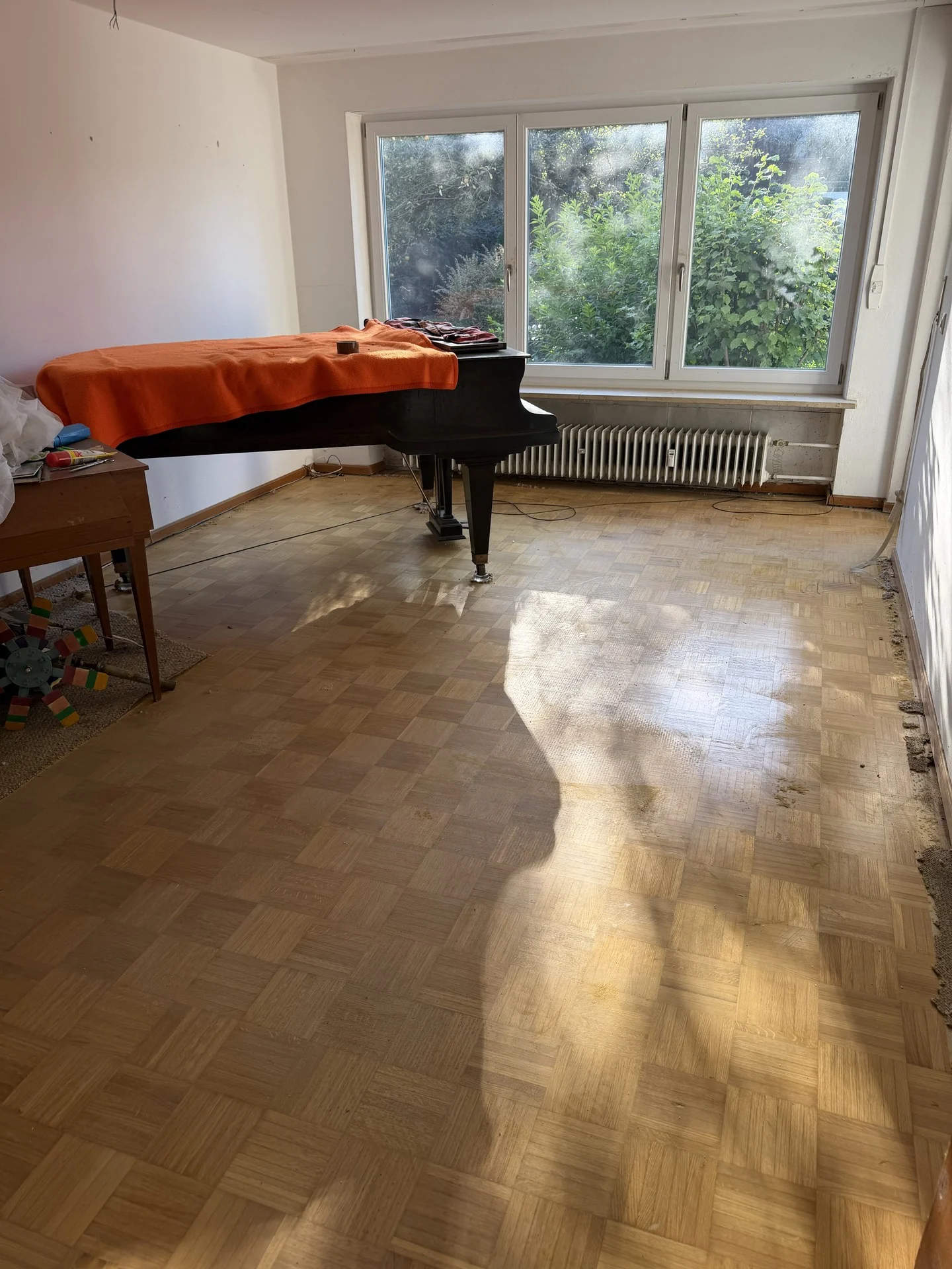 Wohnraum nach der Entrümpelung in Arget-Sauerlach, Auftrag vom 29.09.2026